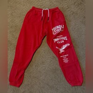 YoungLA Red 223 - Immortal Joggers